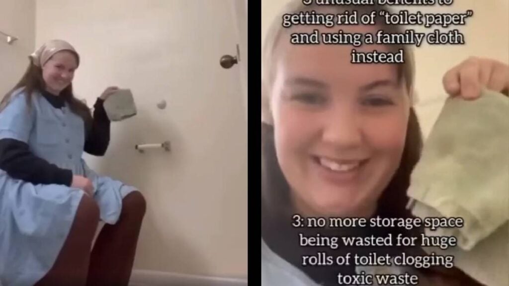 Minimalist Influencer Shows Her Tips To Get Rid of Toilet Paper: ‘Why Does She Smell It?’ Influencer not Toilet Paper