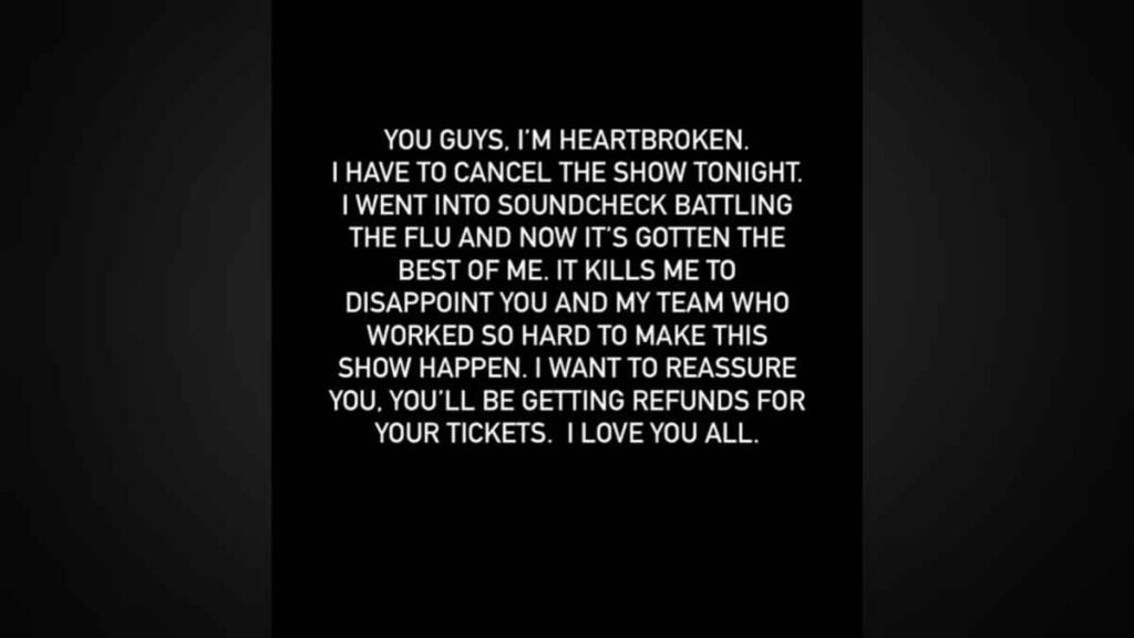 Justin Timberlake's Columbus Concert on his Forget Tomorrow world tour gets cancelled