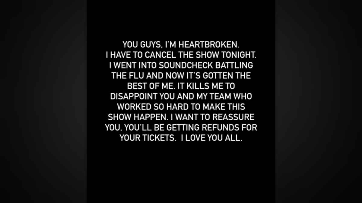 Justin Timberlake's Columbus Concert on his Forget Tomorrow world tour gets cancelled