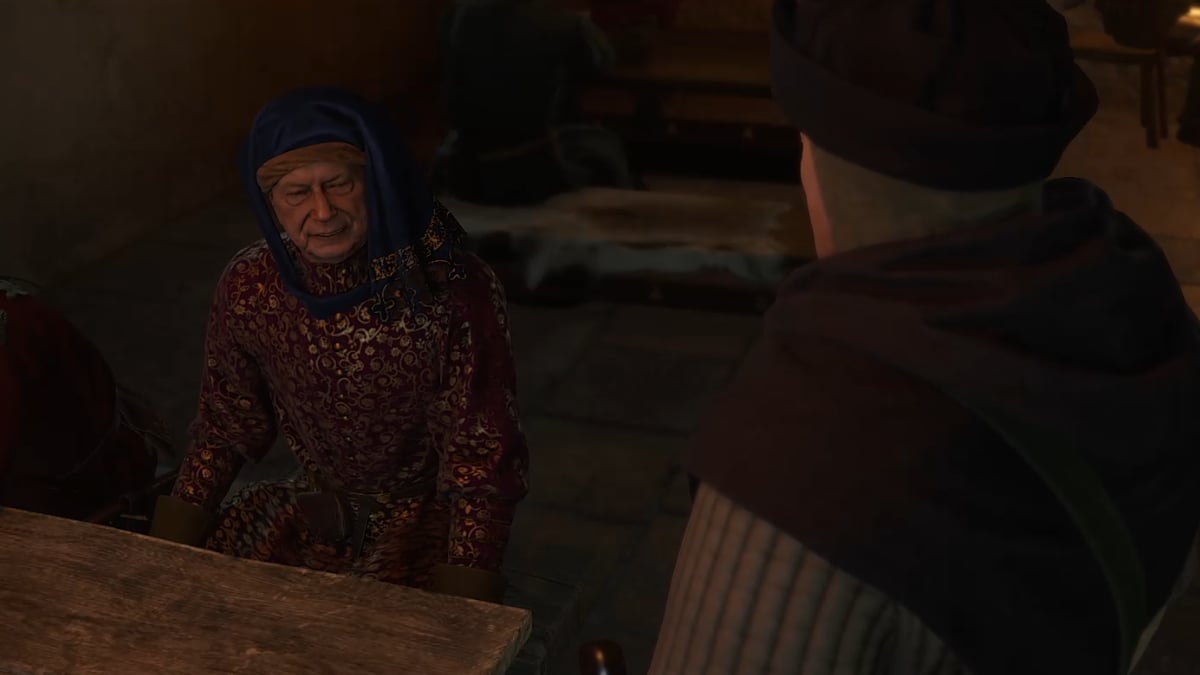 Godwin speaking with Botschek of Kunstadt in Kingdom Come: Deliverance 2 The King's Gambit Quest