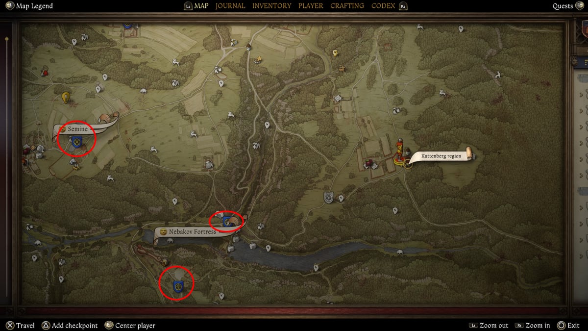 KCD 2 Fast Travel Ppints