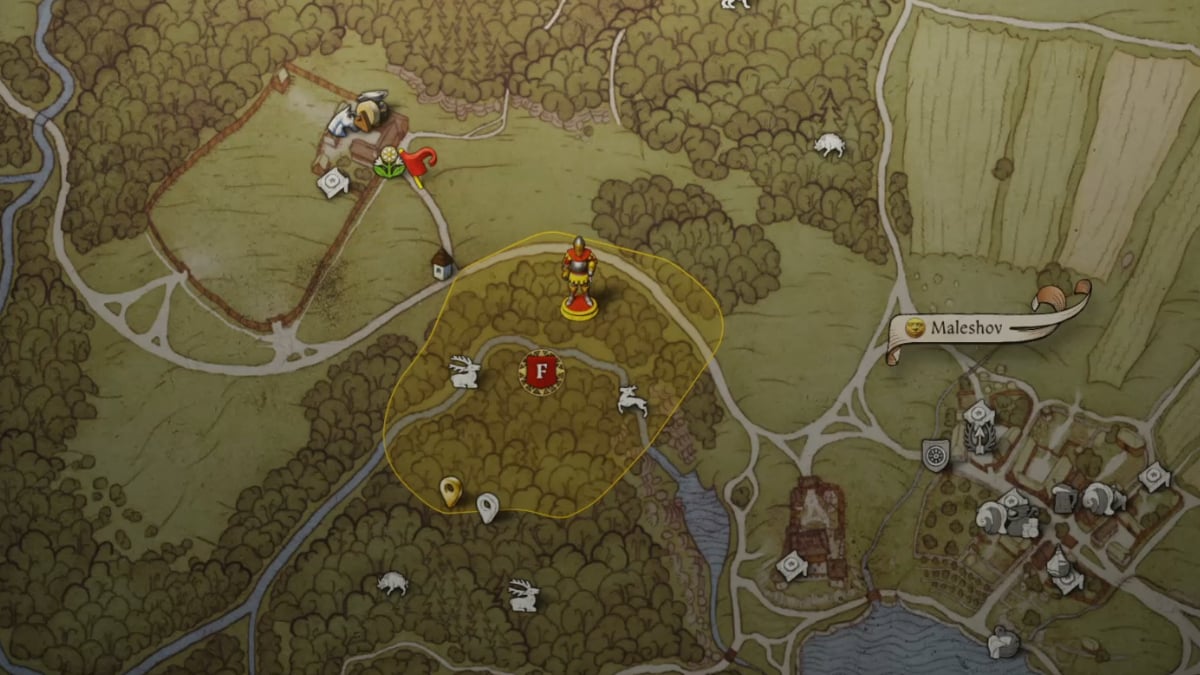 Secret entrance to Maleshov castle.