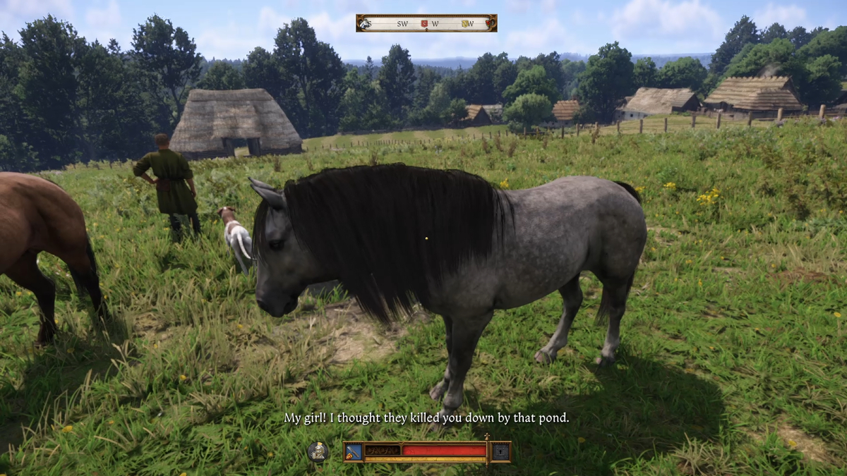 Pebbles is Henry's default horse in Kingdom Come Deliverance 2