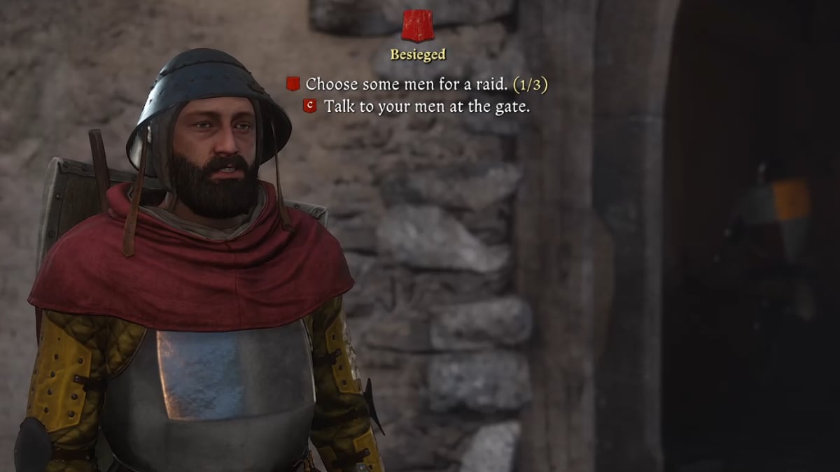 Pick three men to join the raid in Kingdom Come: Deliverance 2