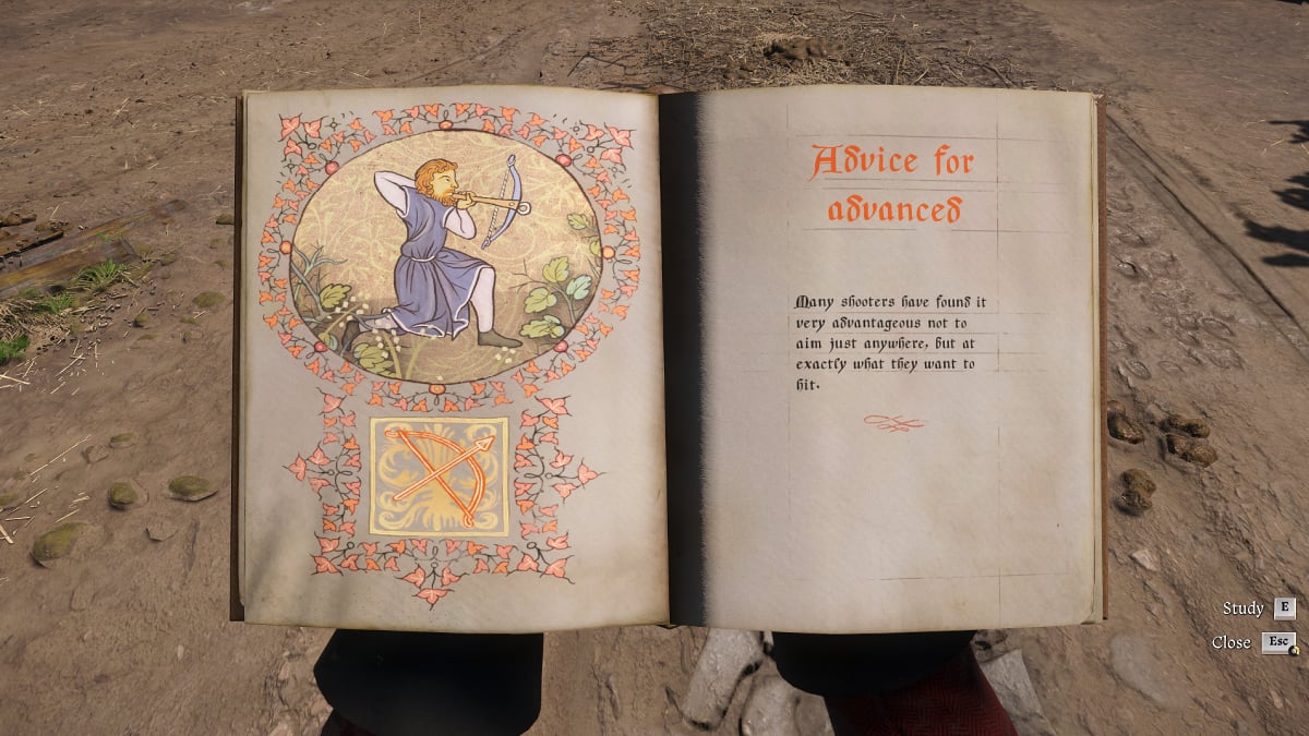 You can read a book to wait and skip time in Kingdom Come: Deliverance 2