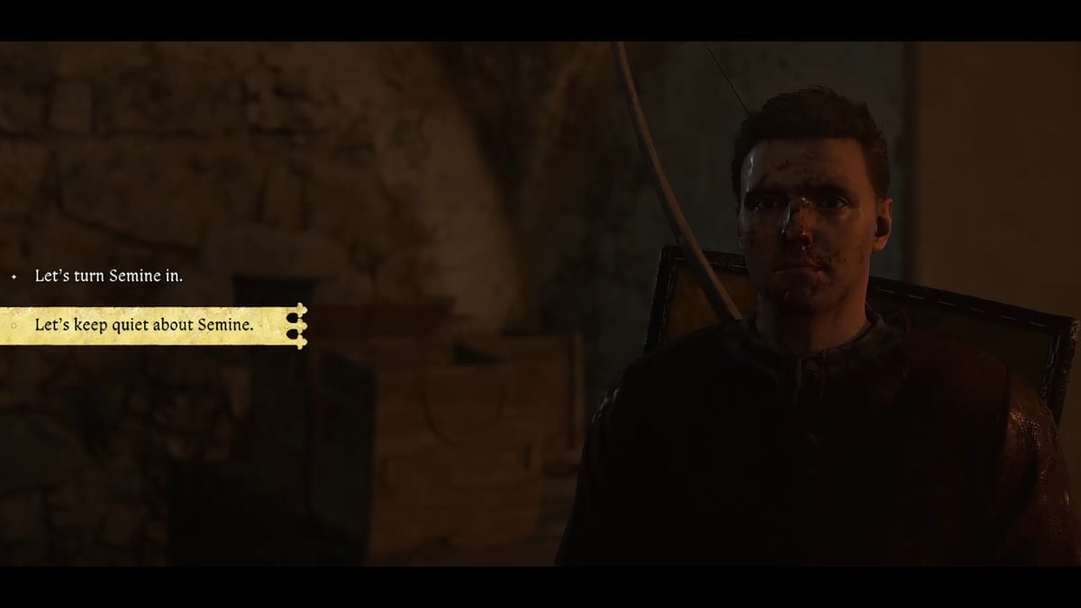 Kingdom Come Deliverance 2 Turning Semine in or Not Choice