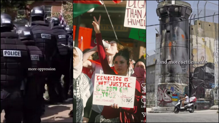 Macklemore To Donate All Proceeds From Anti-Fascist Protest Anthem ‘F—-d Up’ to Charity: ‘How You Think Israel Gets Money for the Best Tanks?’ Three shots from the music video 'F----d Up' by Macklemore, all donations of which go to charity