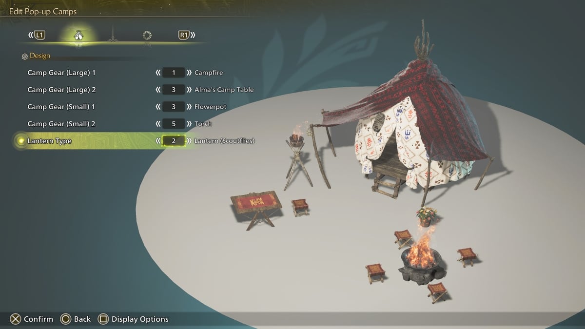 Customizing a Pop-Up Camp