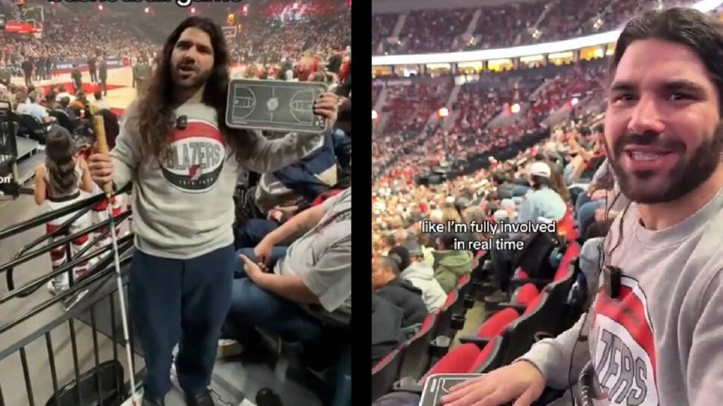 New Jersey Influencer Shows a Great Gadget for Blind People Who Love Sports: ‘I Love Discovering That Technology Like This Exists!’ New Jersey Blind Influencer