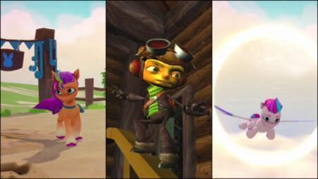 Psychonauts and My Little Pony Team Up for Mental Health in Safe in Our World 2025 Charity Bundle A collage of characters from Psychonauts and My Little Pony, featuring Raz