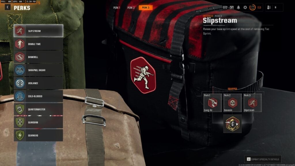 Slipstream Black Ops 6 Season 2 perk