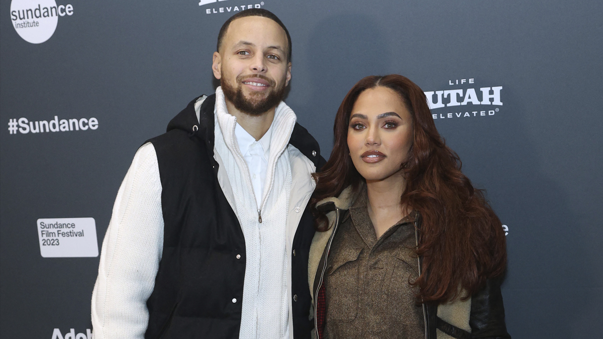 Stephen Curry and Ayesha Curry at Stephen Curry: Underrated Premiere - 2023 Sundance Film Festival