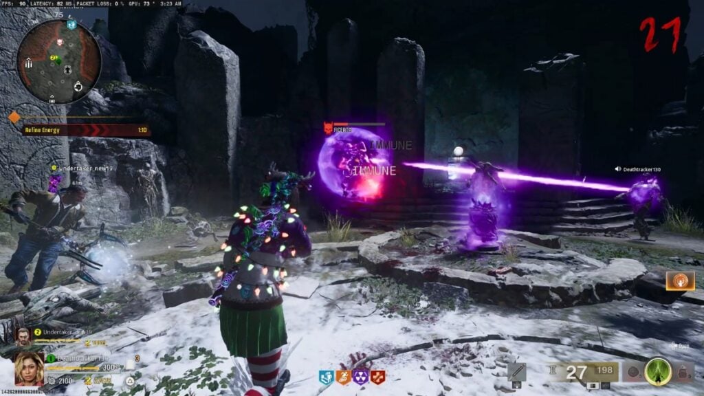 The Tomb Zombies Amalgam challenge main easter egg quest