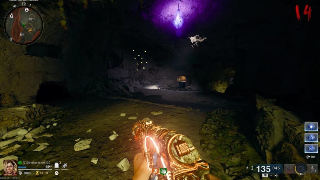 The Tomb Ice Staff lantern puzzle