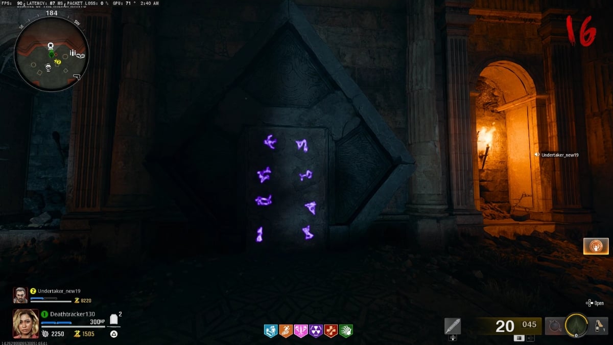 Dark Aether portal puzzle in BO6 Zombies