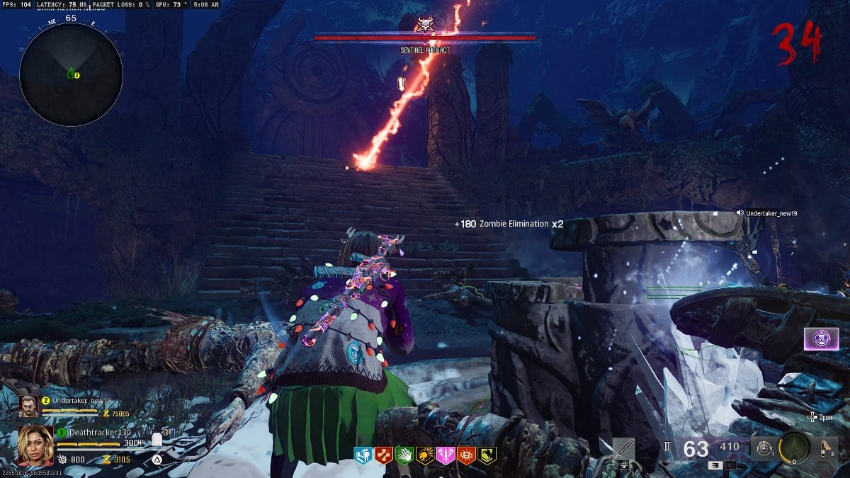 The Tomb boss fight camp trick