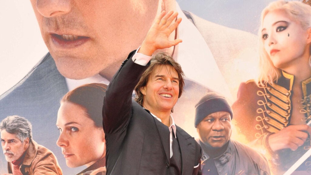Tom Cruise attends the premiere of Mission Impossible: Dead Reckoning in 2023.