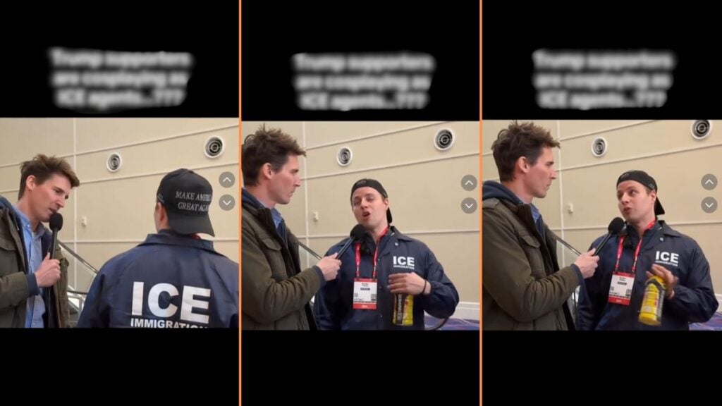 Washington DC Man Reveals He Dresses as an ICE Agent to Scare Immigrants: ‘Complains About “Illegals” While Doing Something Illegal’ Washington DC Man Reveals He Dresses as ICE Agent to Scare Immigrants 'Complains About Illegals While Doing Something Illegal'