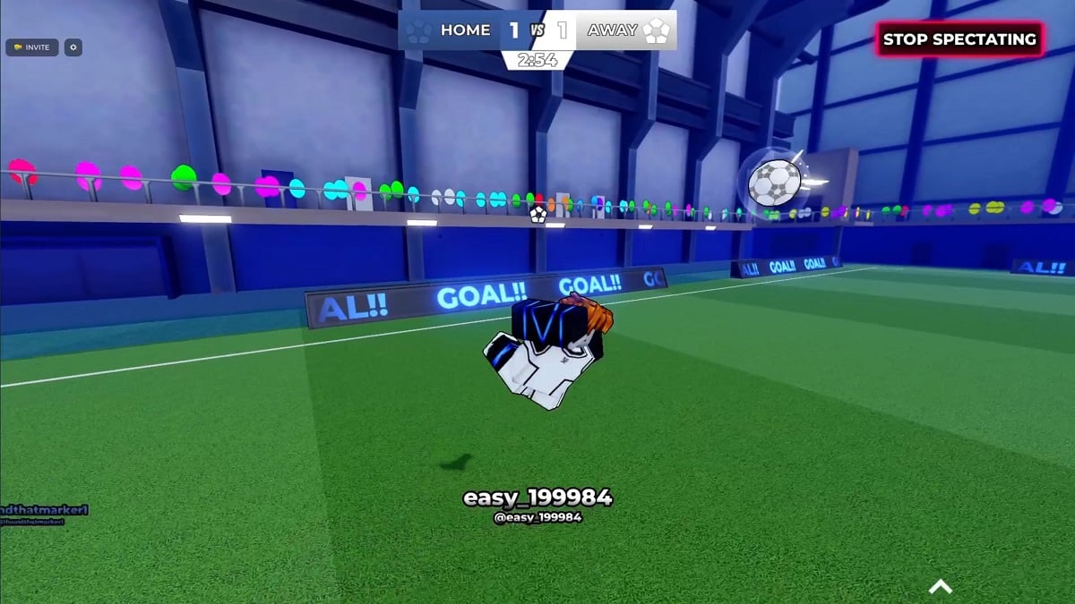 a player performing a header trick in blue lock rivals