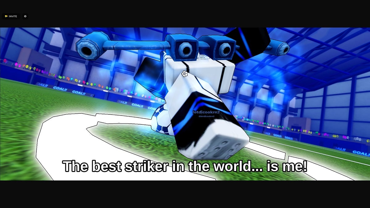 a player using their awakened ability in blue lock rivals