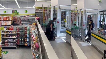 dollar store security guard