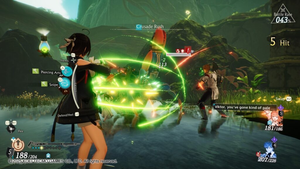 Combat against monsters