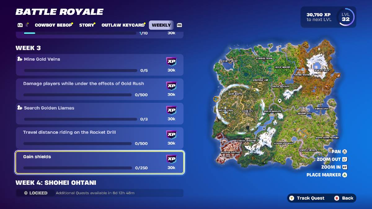 Fortnite Chapter 6 Season 2 Week 3