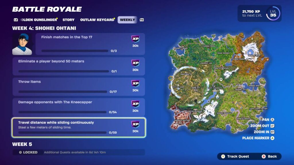 Fortnite Chapter 6 Season 2 Week 4