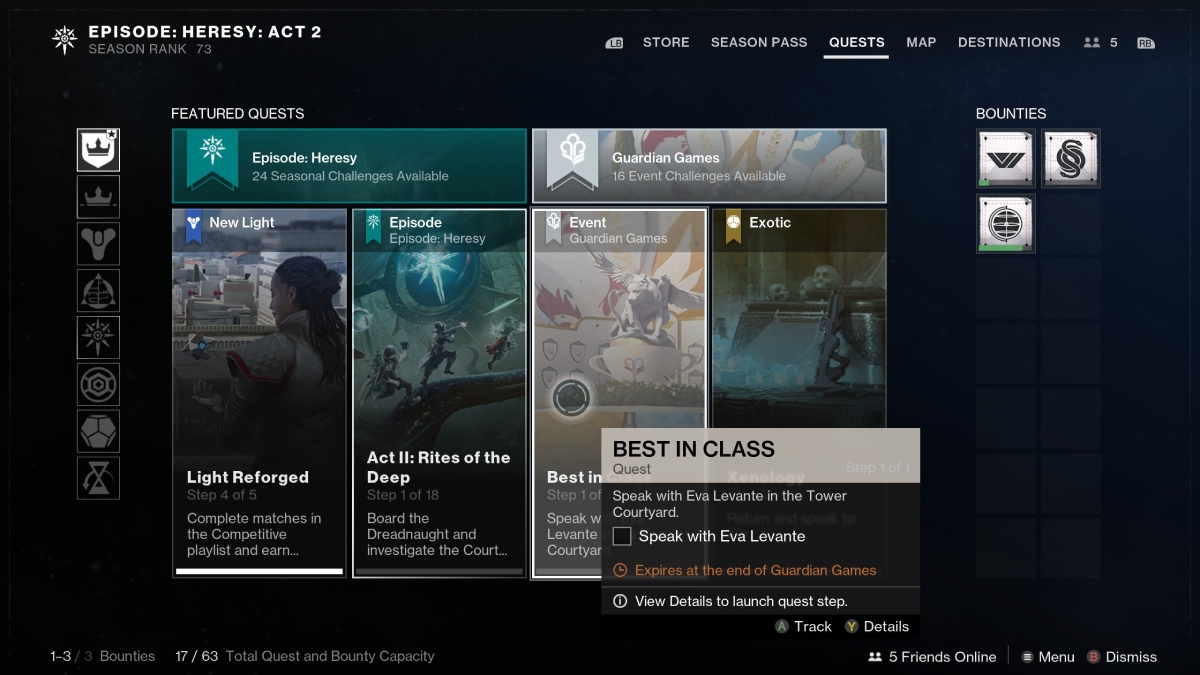 Guardian games 2025 Quest