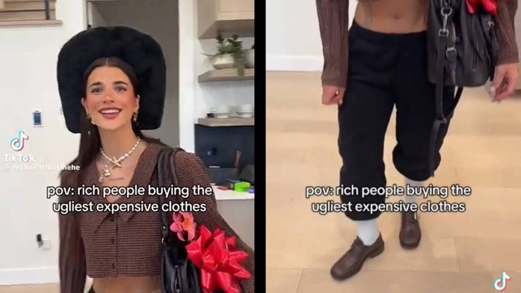 Canadian Influencer Mocks the Ridiculousness of Some Expensive Brand Name Clothes: ‘The Neck Pillow on the Head’ Influencer mocking Expensive Brand