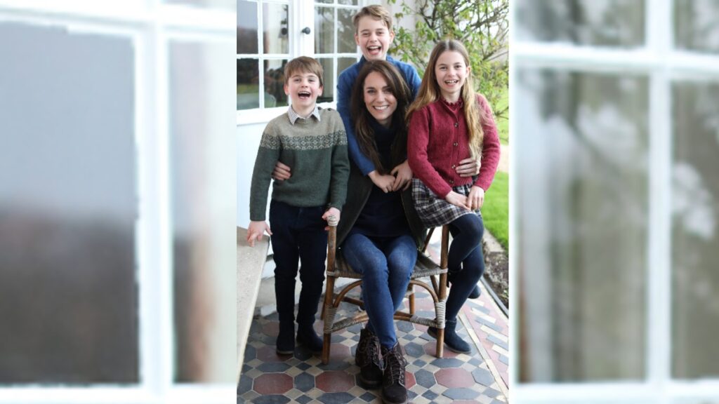 Photoshopped photo of Kate Middleton on Mother's Day 2024.