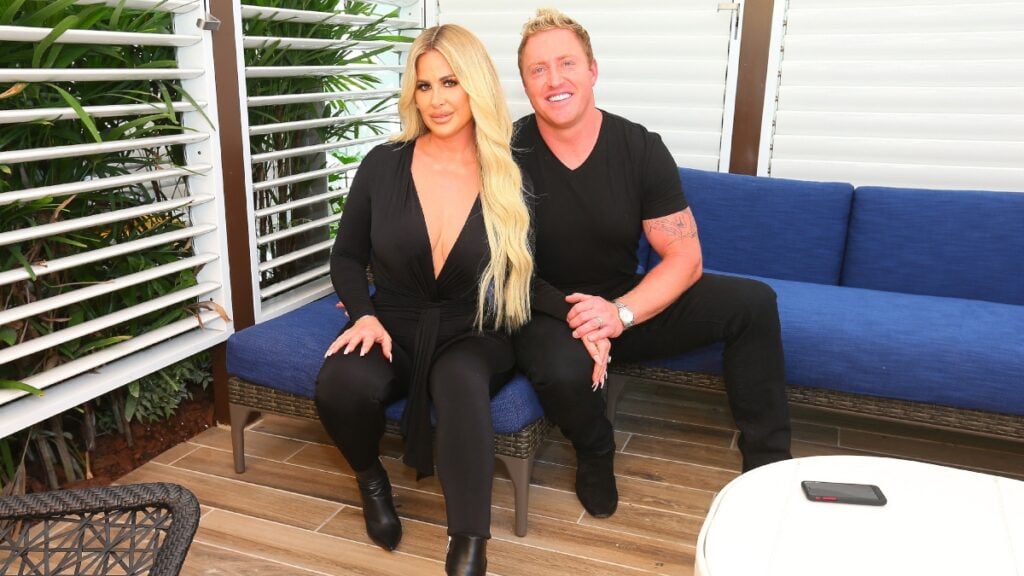 Kim Zolciak and Kroy Biermann attend an event