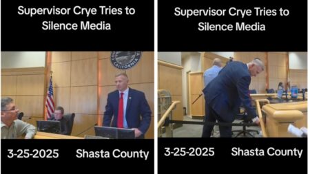 MAGA California County Supervisor 'Tries to Silence Media' Calls Sheriff's Deputy on Journalist: 'What's He Needing To Hide?'