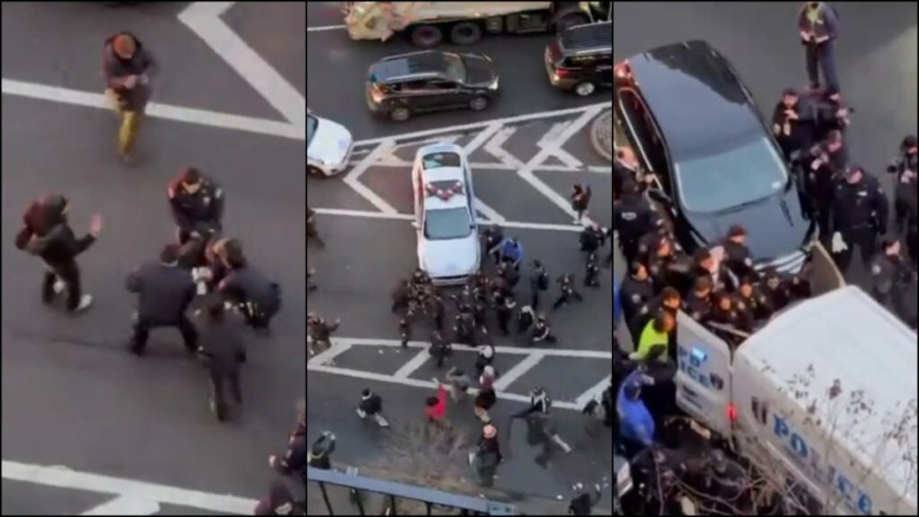 NYC Cops Carry Pro-Palestine Protestor Like Luggage During Arrest: ‘What Are You Doing?’ Multiple NYPD officers carry a pro-Palestine protestor like a piece of luggage during a violent arrest in NYC