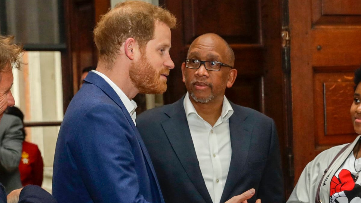 Prince Harry and Prince Seeiso of Lesotho attend Senteble event.
