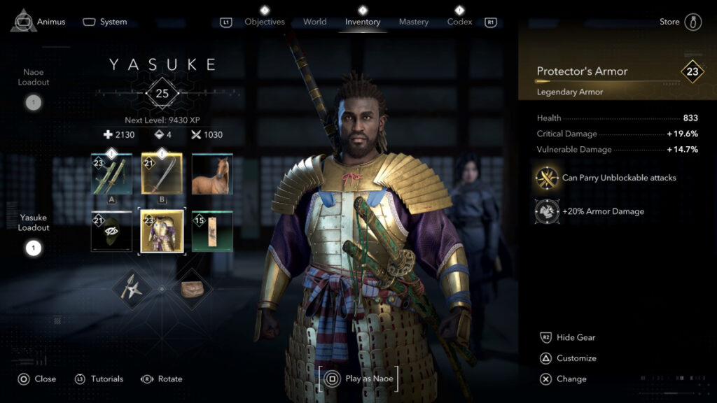 Protector's Armor Perk