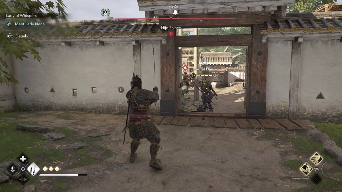 Yasuke fighting a Samurai Daisho