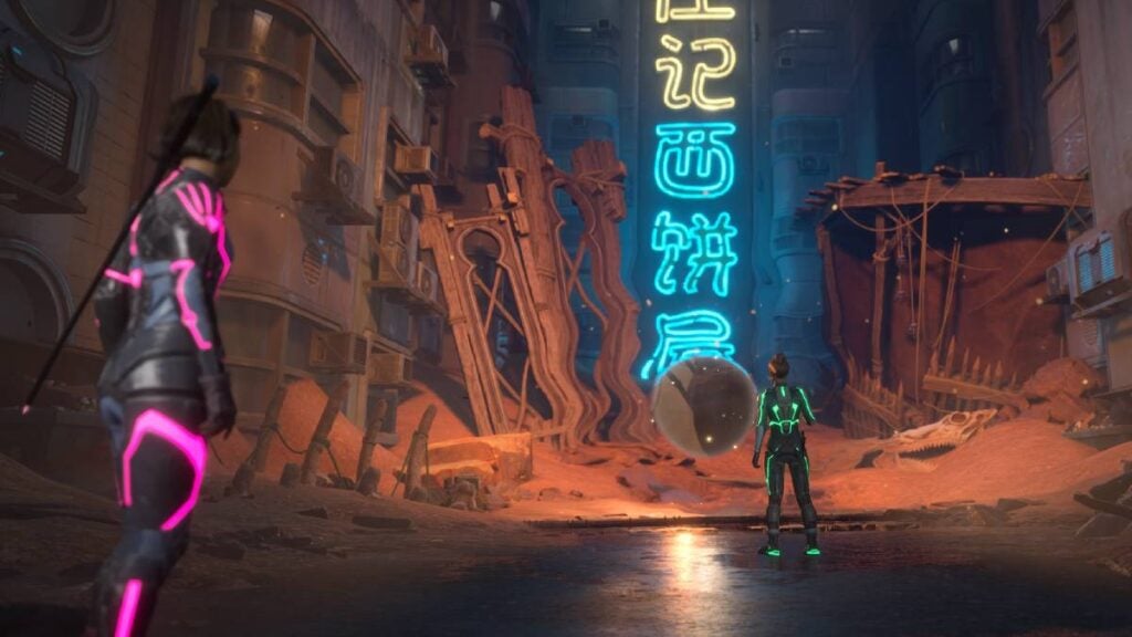 Split Fiction The Legend of the Sandfish