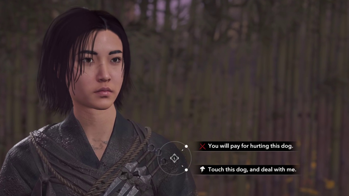 Dialog options in AC Shadows