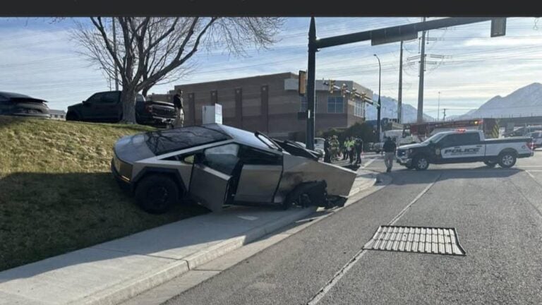 Utah Tesla campaign accident