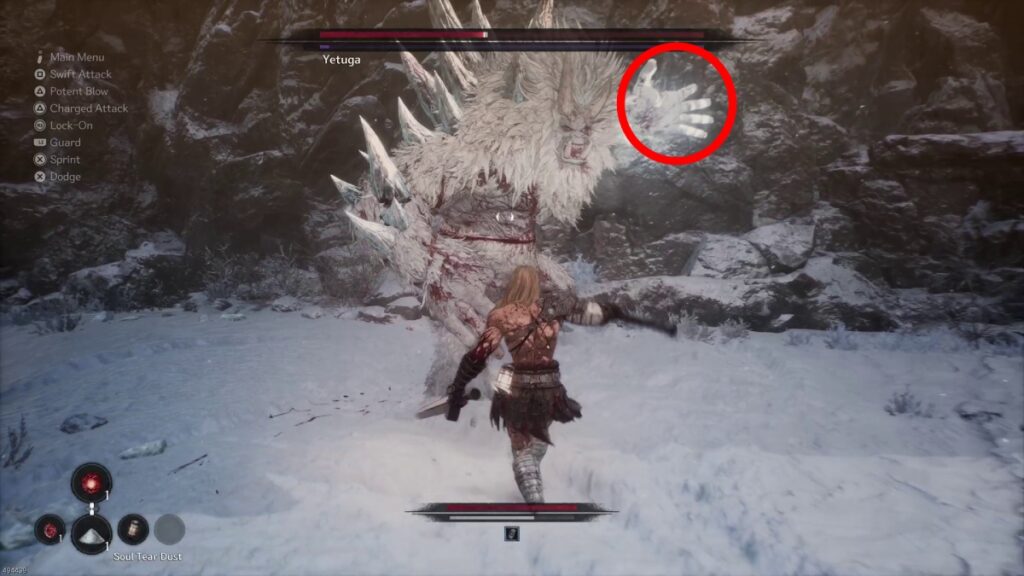 Yetuga Boss fight Moves