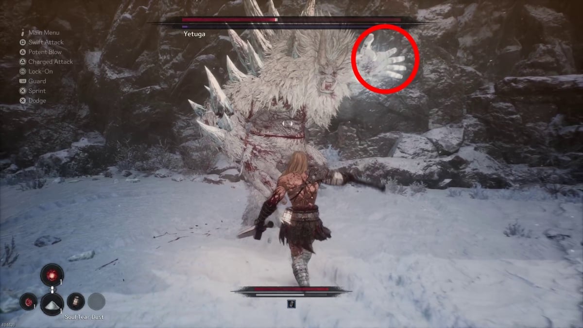 Yetuga Boss fight Moves