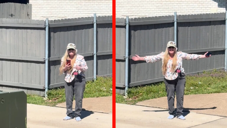 Racist MAGA Karen, Armed With Gun, Crashes Out Over Mexicans in Texas, ‘Show Me Your Papers’