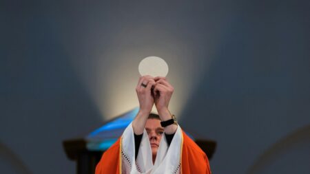 Indiana church communion wafer miracle