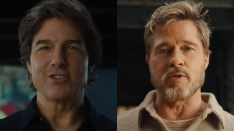 Tom Cruise Upset Over Losing to Brad Pitt in Super Bowl: ‘Tom is Now Doing a Ton of Research Into Brad’s Beauty Secrets’ Cruise and Pitt super bowl