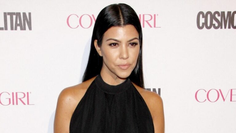 Kourtney Kardashian’s Son Reign Disick Addresses Justin Bieber Paternity Rumors On Social Media: ‘I Don’t Think My Mom Would Do That’ Kourtney Kardashian poses at an event.