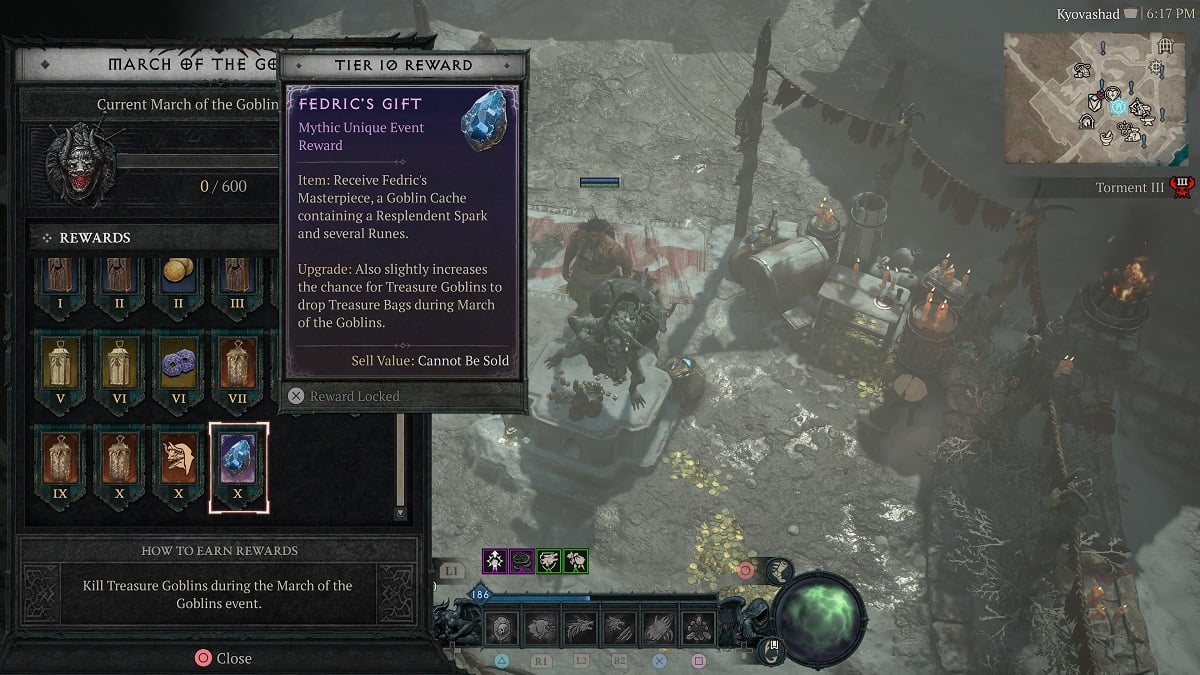 march of the goblins reputation board