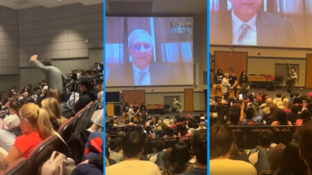 penn state student disrupts class in session with dancing and music