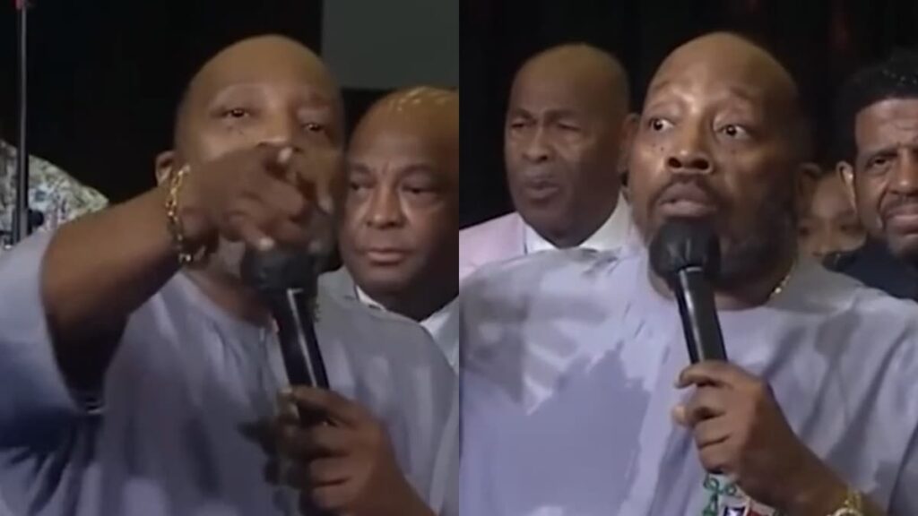 Texas Pastor Holds Congregation Hostages: ‘I Will Gladly Call the Police’ A picture of Texas pastor asking for money.