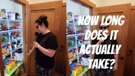 Washington Woman Starts A Series Against Procrastination: ‘Oh, I Love This’ A picture of a Washington woman cleaning her pantry.